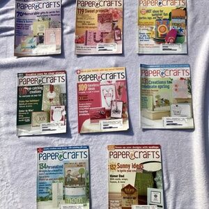 8 Paper Crafts Scrapbook Crafting Card Making Magazines